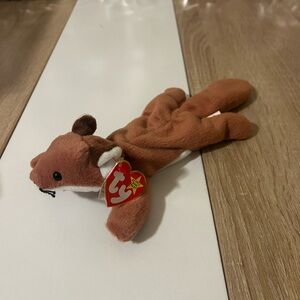 Ty Beanie Baby - Sly the Fox Plush - GREAT CONDITION! 4th Generation Tag